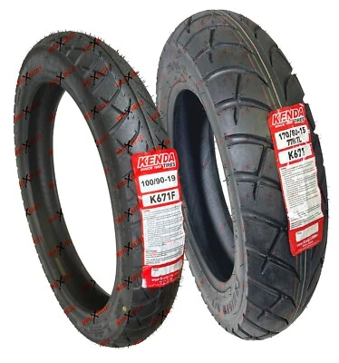 Kenda K671 100/90-19 170/80-15 Front Rear Tire Set Motorcycle Shadow V-Star - Image 1 of 4