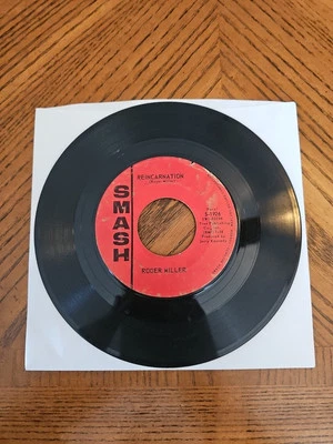 Roger Miller Chug A Lug Reincarnation 45 RPM Vinyl Single - Image 1 of 3