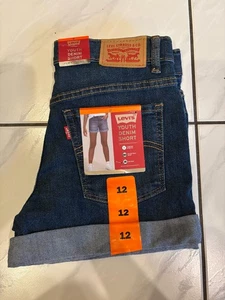 Levi's Girls Denim Short Youth Size 12 - Picture 1 of 4