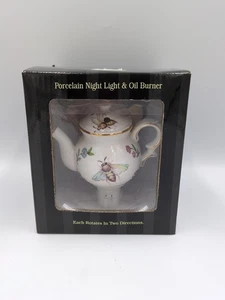 Porcelain Bumblebee Teapot / Night Oil Burner – Whimsical Honeybee Design - Picture 1 of 7