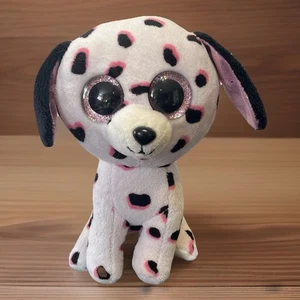 TY Beanie Boos Dalmatian Dog Georgia Plush Stuffed Animal 2015 Claire's Toy - Picture 1 of 13