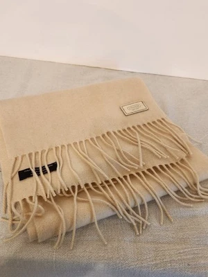 Bufanda Coach mezcla cachemir/lana nueva sin etiquetas invierno blanca Foto 1 de 4