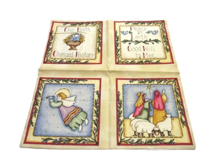 Holiday Peace on Earth Decorative Throw Pillow Cover 16 X 16 in C210649 - Picture 1 of 9