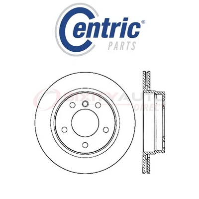 Centric C-TEK Disc Brake Rotor for 2000 BMW 323Ci 2.5L L6 - Kit Set Braking cd Foto 1 de 4