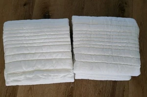 West Elm European Flax Linen Linework Shams (2) King White  NWOT - Picture 1 of 2