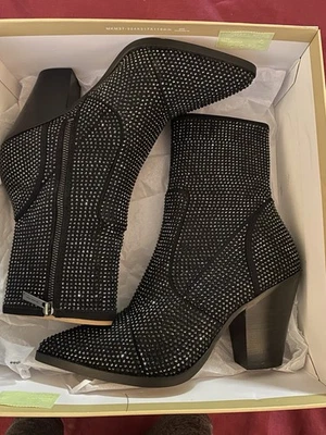 Michael Kors Sparkle Dover Heel Bootie Sz 10 - Image 1 of 4