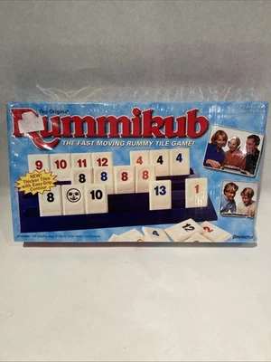 New Sealed Rummikub Thicker Tiles Easy Grip Vintage 1997 Pressman w/ Box Damage - Image 1 of 2