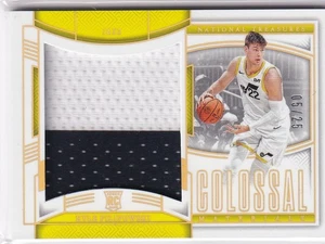 Parche de novato dorado 2024-25 Panini National Treasure CRM-FIL Kyle Filipowski 5/25 - Imagen 1 de 2