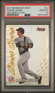 2017 Bowman's Best 97 Best Cuts Aaron Judge #AJ Yankees MVP Invest PSA 10 - Bild 1 von 5