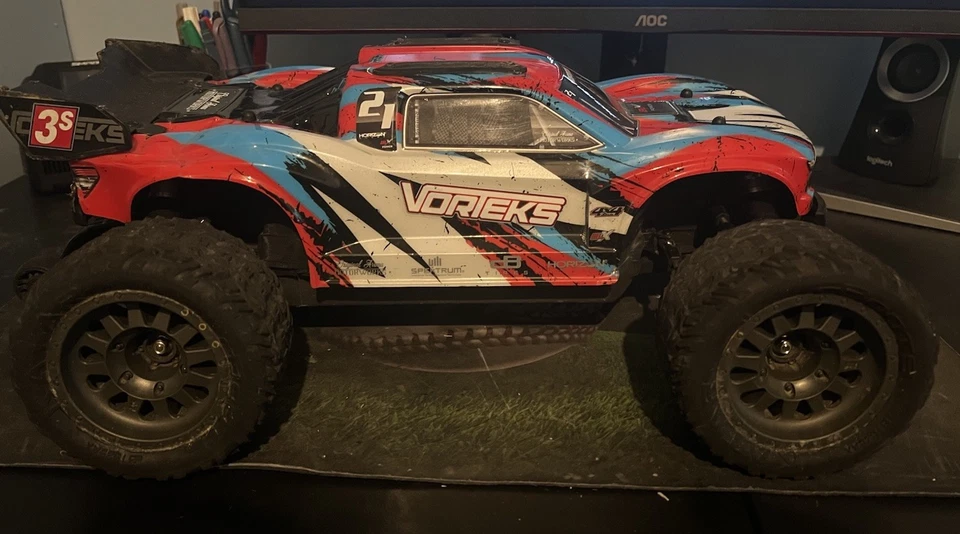 ARRMA Vorteks 4x4 3S BLX escala 1/10 sin escobillas 60 mph Foto 1 de 4