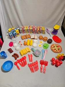 VTG Mel Appel - Pretend Kitchen Food Play Plastic Toys - 100+ pcs - Picture 1 of 20