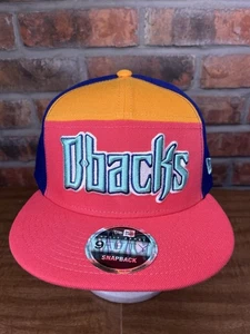 New Era Arizona Diamondbacks Split Panel Coral Logo 9fifty Snapback Hat MLB - Bild 1 von 7