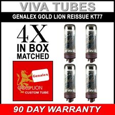 Brand New Genalex Reissue KT77 KT-77  Current Matched Quad (4) Vacuum Tubes