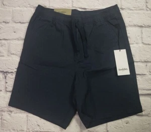 Pantaloncini Goodfellow 7" con coulisse e cuciture interne NAVY tessuto cotone elastico in vita XS - Foto 1 di 5