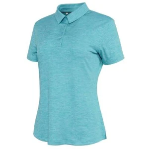 Under Armour Damen Zinger Heather Kurzarm Polo (XXL) Crest Blue Twist - Bild 1 von 1