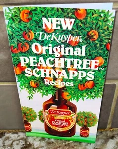 DeKuyper Original Peachtree Schnapps Recetas, 4 PÁGINAS [VHTF] (USADO EN EXCELENTE ESTADO) - Imagen 1 de 2