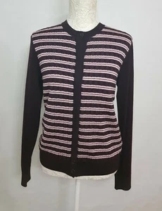 Womens Pringle 1815 Scotland Cardigan 100% Extra Fine merino Wool L  - Picture 1 of 8