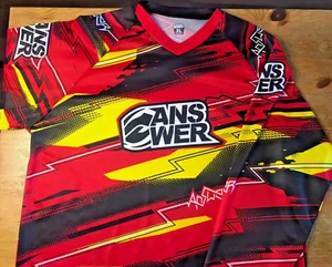Answer Racing Jersey Shirt Men's XL Motocross Motorcycle Red Long Sleeve - Picture 1 of 8