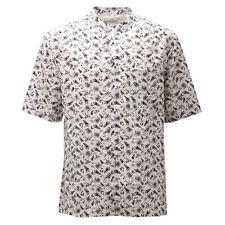 4153AE camicia uomo PAOLO PECORA cotton white/black shirt man