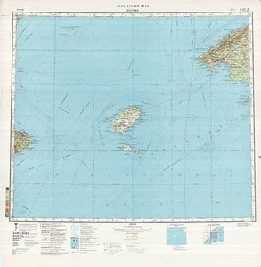 Mappe topografiche militari sovietiche russe - PALMA DE MALLORCA (Spagna), ed.1983 - Foto 1 di 5