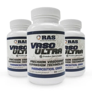 VASO ULTRA MALE ENHANCEMENT SUPPLEMENT 100% AUTHENTIC 3 BOTTLE - Picture 1 of 5