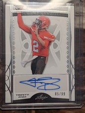 Johnny Manziel 2022 Leaf Trinity 85/99 Signature Football Card #BA-JM1 Browns