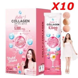 10X Colágeno en Polvo COLLY J Gluta Blanco Nutrir Piel Cabello Uñas Huesos Saludables No - Imagen 1 de 10