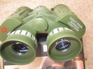 Day/Night Prism 60x50 Camo/Black Military Style Binoculars - Picture 1 of 5
