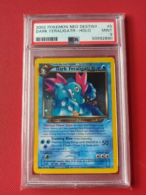Dark Feraligatr 5/105 PSA 9 NM-MINT - Pokemon Neo Destiny Set Holo Rare - WOTC - Image 1 of 2