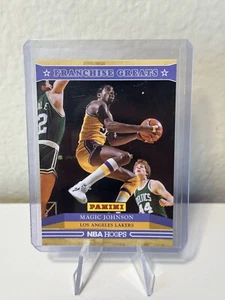 2013 Magic Johnson Panini Franchise Greats SP Image #2 Los Angeles Lakers - Picture 1 of 2