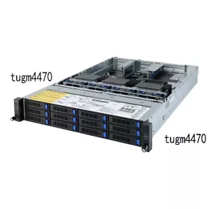 Gigabyte Rack Server R282-Z92+2x EPYC 7543 26x 2.5" SAS 2x 1600W No Disk / RAM - Picture 1 of 4
