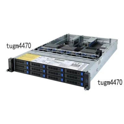 Gigabyte Rack Server R282-Z92+2x EPYC 7543 26x 2.5" SAS 2x 1600W No Disk / RAM - Image 1 of 4
