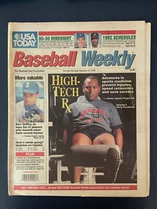 Baseball Weekly Terry Pendleton Ken Griffey Jr Seattle Mariners 14. Januar 1992 - Bild 1 von 1