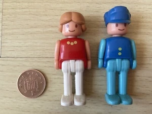 Vintage TOMY 1988 Train Thomas Figures 2.5" Classic Magnetic feet Man Lady - Picture 1 of 7