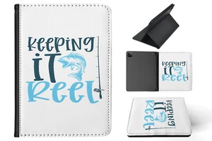 FUNDA DE ESTUCHE PARA APPLE IPAD|CITA DIVERTIDA PESCADOR PESCADOR #5 - Imagen 1 de 55