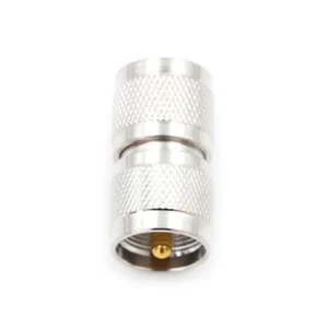 UHF male PL259 to UHF male Plug double straight Long RF Coax adapter S_GL - Zdjęcie 1 z 6