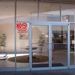 No Smoking Within 25 Feet Business Sign Store Front Window Decal Vinyl Sticker - Picture 1 of 2