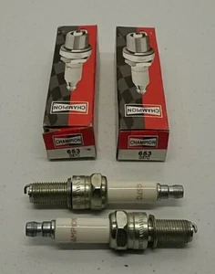 653 Champion Racing Spark Plugs Quantity Of 2 Racing Spark Plugs G57C - Picture 1 of 3