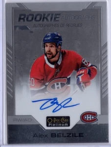 2020-21 O-Pee-Chee Platinum Rookie Autographs #RAE Alex Belzile - Picture 1 of 1