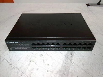 Defective NETGEAR GS324 24-Port Gigabit Ethernet Unmanaged Switch AS-IS - Image 1 of 4