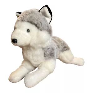 Eiskönig Bär lebensechter sibirischer Husky Hund Welpe Stofftier Plüschtier 13 Zoll - Bild 1 von 6