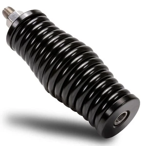 Czarna stal nierdzewna wytrzymała antena CB Radio Beczka Uchwyt sprężynowy 3/8" x 24 - Zdjęcie 1 z 8