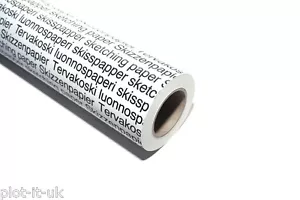 Papel de detalle Tervakoski - rollo de dibujo ligero y translúcido de 25 gsm 100MTR - Imagen 1 de 5