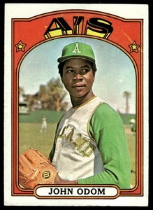 1972 Topps #557 John Odom BASEBALL Oakland Athletics - Picture 1 of 2