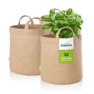 Coolaroo 5 Gal. Stoff Grow Bags mit Griffen (3 Stück) - Bild 1 von 4
