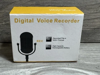 Professional Digital Voice Recorder Small  Black 8 GB - Image 1 of 3