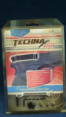 Techna Clip Holster Clip Springfield XDS 9mm, 40 S&W, 45 ACP XDSBR R/H - Image 1 of 4