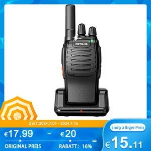 Retevis H777 Walkie Talkie Radiotelefony Bez licencji Radio ręczne ze światłem LED - Zdjęcie 1 z 10