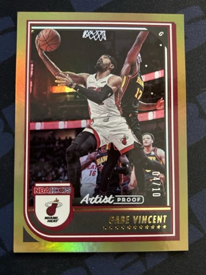 2022-23 NBA Hoops Gabe Vincent Artist Proof Gold # /10 Lakers - Image 1 of 2