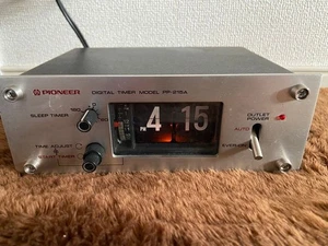 Pioneer PP-215A Digital Timer Modell Wecker Flip Clock Vintage Audio Equipment - Bild 1 von 9